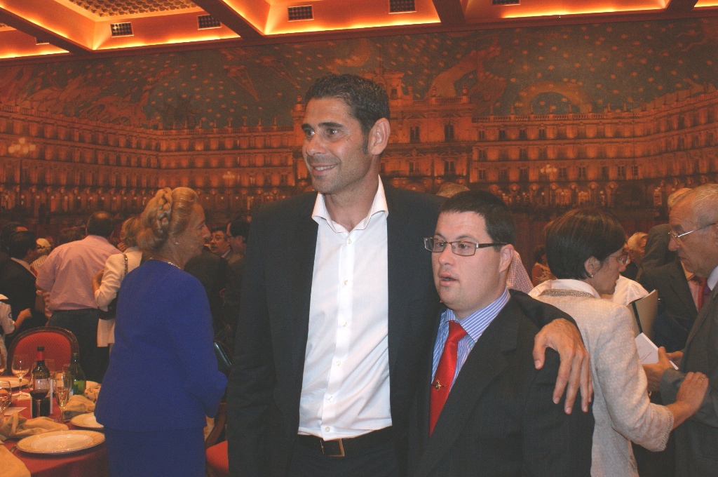 Fernando Hierro y Roberto Martín